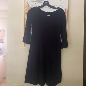 Splendid 3/4 Sleeve Black Dress